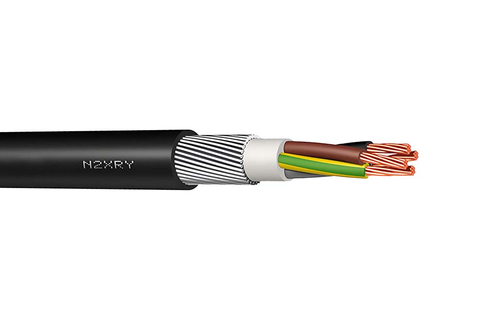 N2XRY Cu/XLPE/PVC/SWA/PVC 0.6/1kV Cable